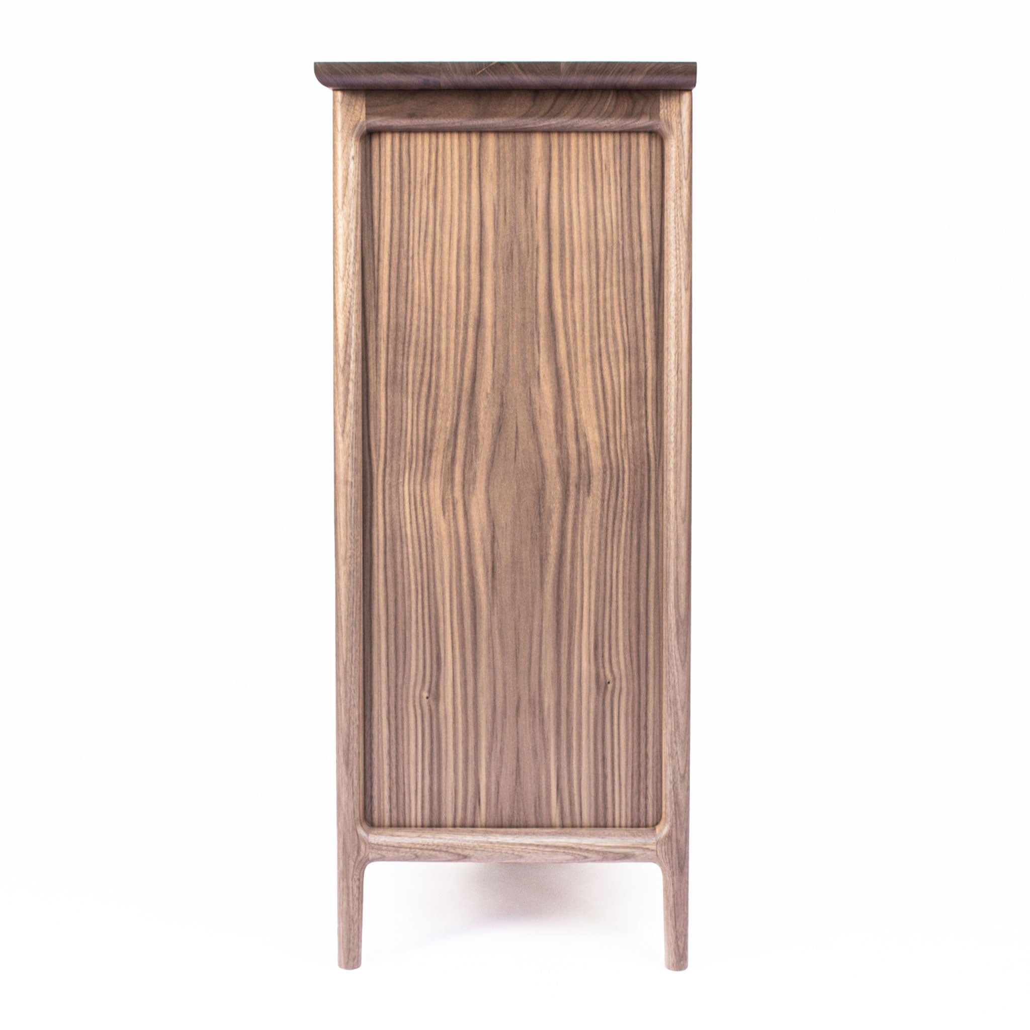 Rian Media Credenza, Cabinet, Dresser, Woven Danish Cord, Custom, Hardwood  - Semigood Design